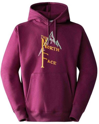 The North Face Sweatshirts - Purple