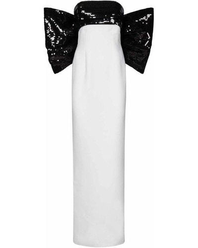 Monot Crepe Dress - White