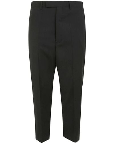 Rick Owens Astaires Cropped Trousers - Black