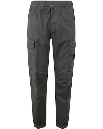 Stone Island Regular Tapered Trousers - Grey