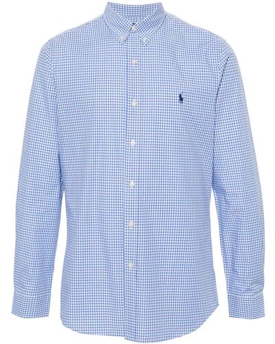 Polo Ralph Lauren Slim Fit Striped Shirt - Blue