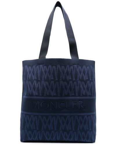 Moncler Knit Tote Bag - Blue