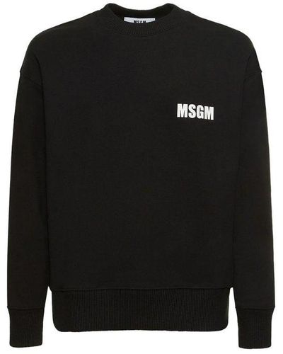 MSGM Sweatshirts - Black