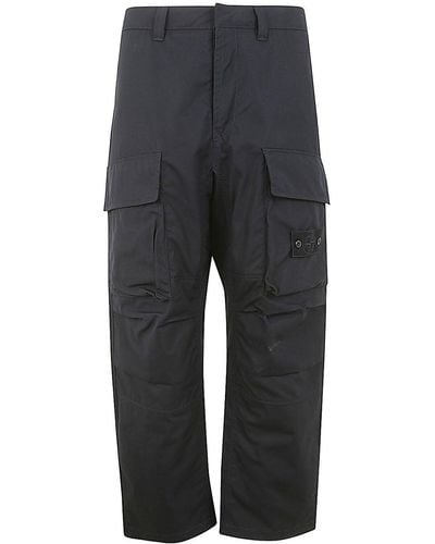 Stone Island Ghost Loose Fit Pants - Gray