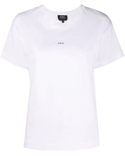 A.P.C. Jade Logo-print T-shirt - White