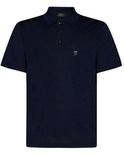 Brioni Pocket Polo Shirt - Blue