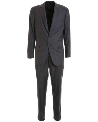 Brioni Colosseo Wool Suit - Black