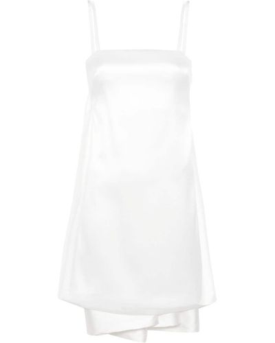 P.A.R.O.S.H. Papavero Mini Dress - White