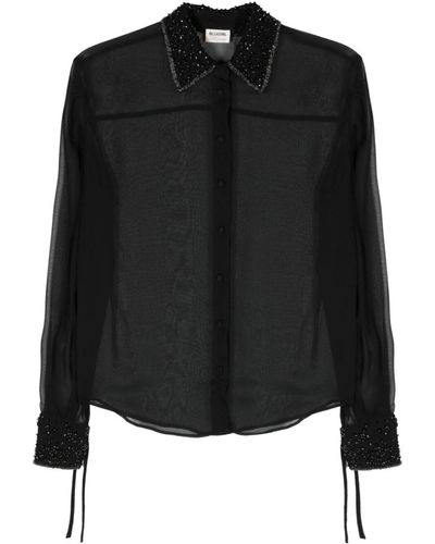 Blugirl Blumarine Trasparent Shirt - Black