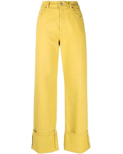 P.A.R.O.S.H. Straight-leg Pants - Yellow
