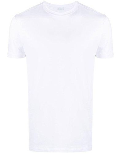 Malo T-Shirt Girocollo - Bianco