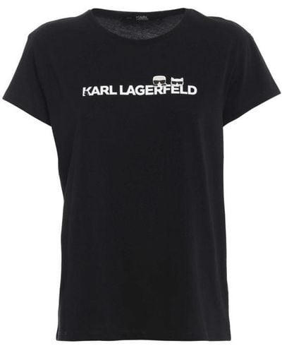 Karl Lagerfeld T-Shirt Ikonik - Nero