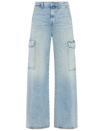 7 For All Mankind Skinny - Blue
