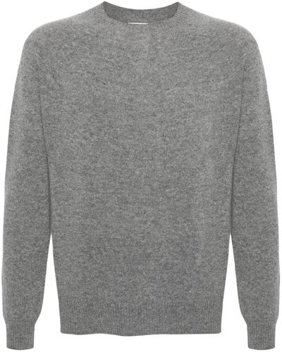 Jil Sander Cashmere Merino Wool Seamless Sweater - Gray