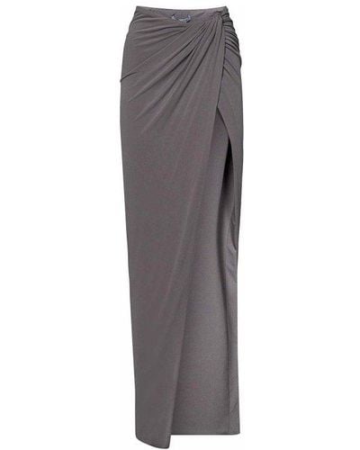 LAQUAN SMITH Long Skirts - Gray