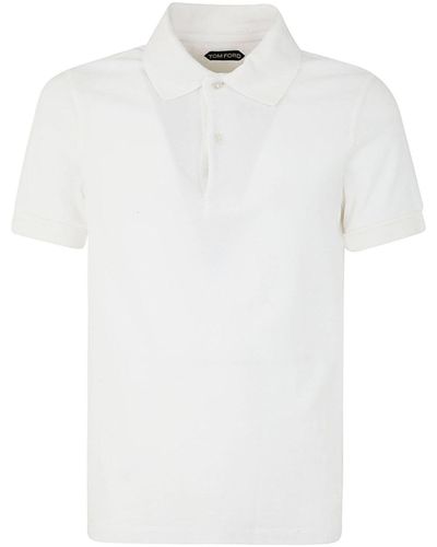 Tom Ford Cut And Sewn Polo - White