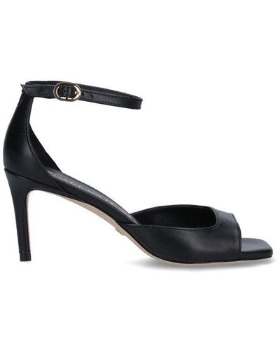 Stuart Weitzman Nudist Sandals - Black