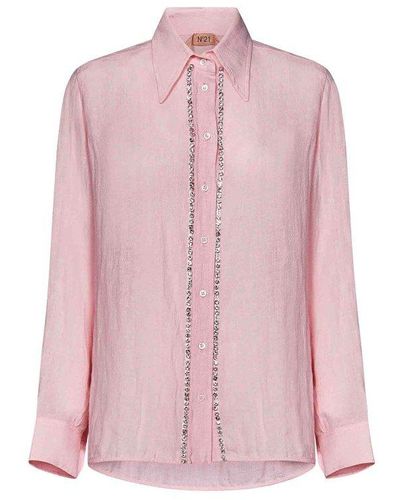 N°21 Linen Shirt - Pink