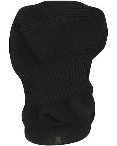 Issey Miyake Aerate Pleats Sweater - Black