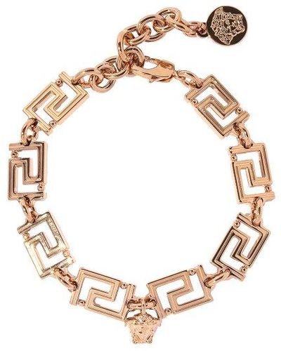 Versace Greca Motif Bracelet - Metallic