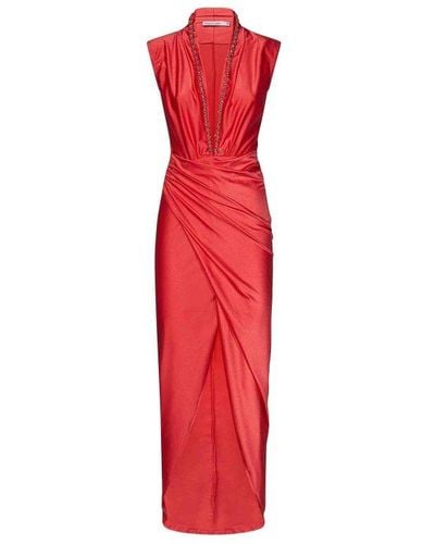 House of Amen Evening Dresses - Red