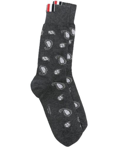 Thom Browne Socks And Tights - Grey