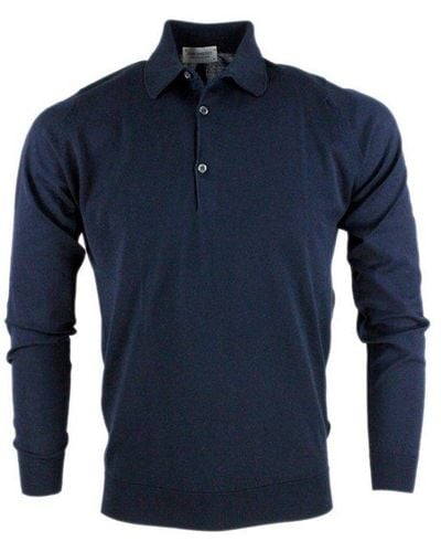 John Smedley T-Shirt E Polo - Blu