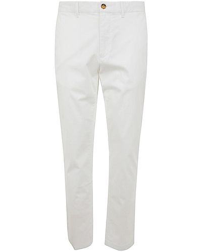 Michael Kors Slim Cotton Chino Trouser - White