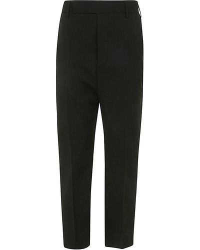 Rick Owens Astaires Cropped Pants - Black