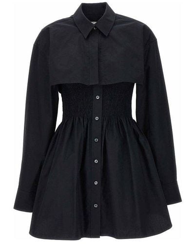 T By Alexander Wang Mini Dresses - Black