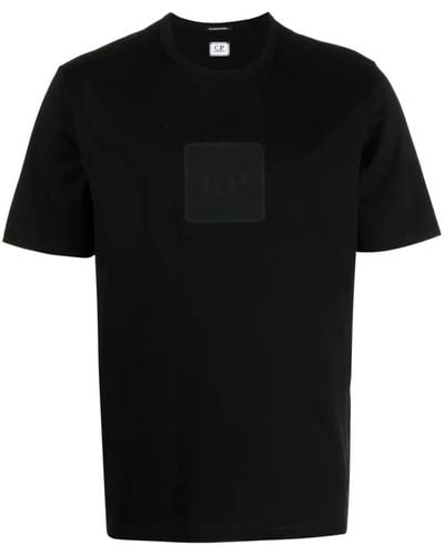 C.P. Company Metropolis Series Mercerized Jersey Logo Badge T-Shirt - Black