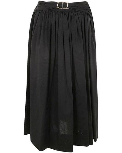 Twin Set Midi Skirts - Black