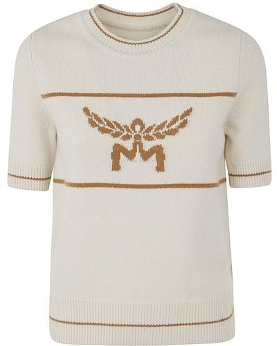 MCM W Col Sweater Wi - Gray