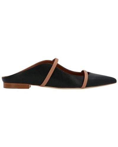 Malone Souliers Maureen Mules In And Nude - Black