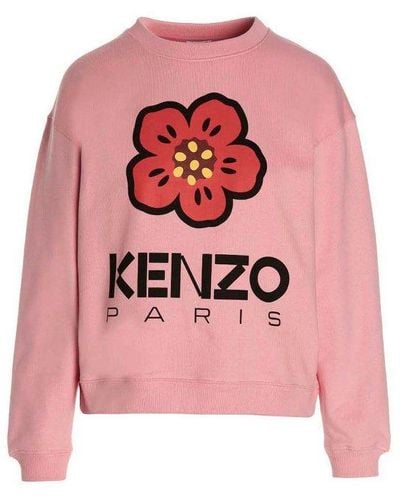 KENZO Sweatshirt With Logo - Pink