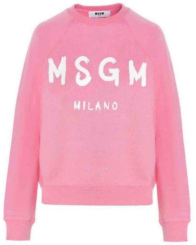 MSGM Sweatshirts - Pink