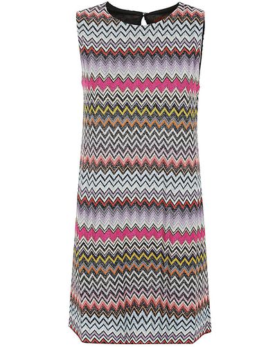 Missoni Sleeveless Mini Dress - Grey