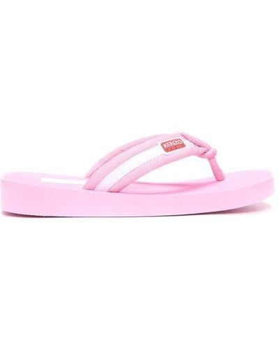 KENZO Flip Flops - Pink