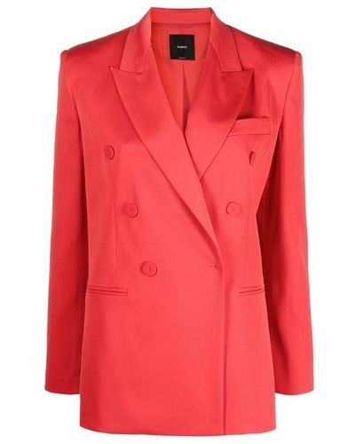 Pinko Elegante Double-breasted Blazer - Pink