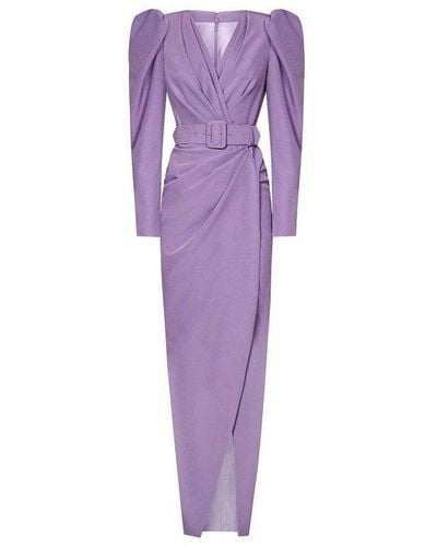 Rhea Costa Evening Dresses - Purple
