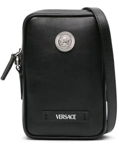 Versace Phone Case Calf - Black