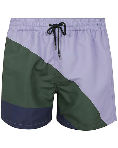 Paul Smith Swim Short Sun Ray - Blue