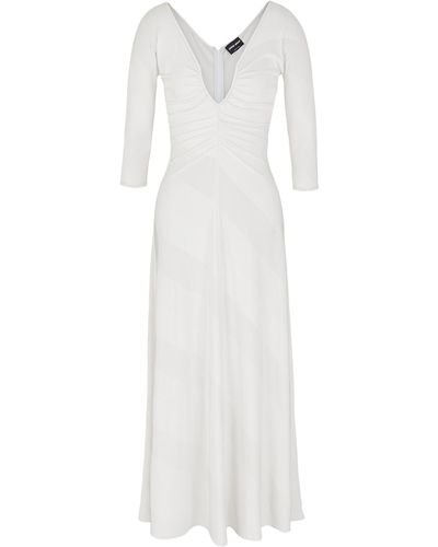 Giorgio Armani Long Dress - White