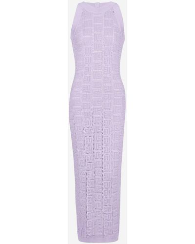 Balmain Dress - Purple