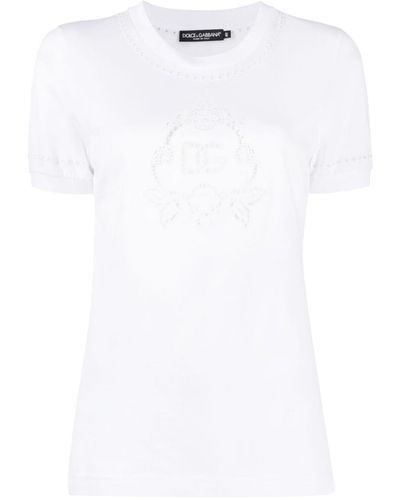 Dolce & Gabbana T-shirts e top - Bianco