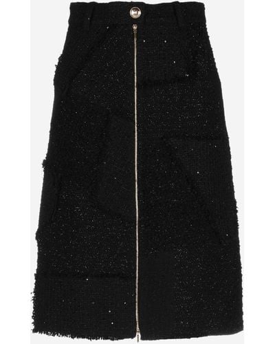 Chanel Midi Skirt - Black