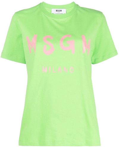 MSGM T-shirt And Top - Green