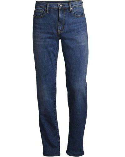 Lands' End Classic Fit Denim-Jeans mit Stretch, in Wunschlänge - Blau