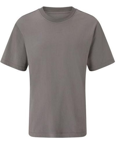 Lands' End Premium Baumwoll-Shirt - Grau