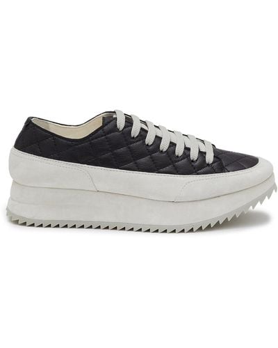 Pedro Garcia Osaka Quilted Leather Sneakers - Black